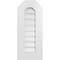 Ekena Millwork Octagonal Top Surface Mount PVC Gable Vent: Functional, w/ 3-1/2"W x 1"P Standard Frame, 12"W x 28"H GVPOT12X2801SF - alternate 1